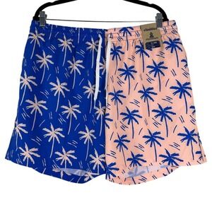 NEW Chubbies The Weekend Kings Swim Trunks Palm‎ Trees Mesh Lined Mens Size XXL